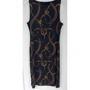LAUREN RALPH LAUREN Silk Blend Sleeveless Slip-On Sheath Dress Size S